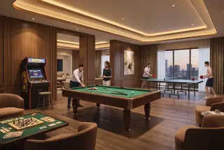 Indoor Games Lounge at Shree Sai Vana Veda